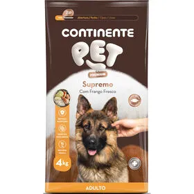 Ração para Cão Adulto Frango Continente Pet Premium