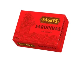 Sardinhas em tomate Sagres 120 (84)g