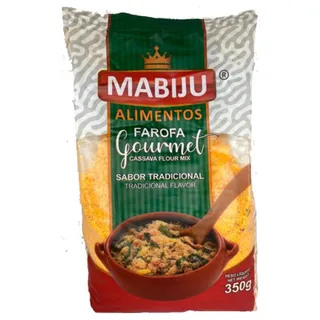 Farofa de Mandioca Tradicional, emb. 350 gr Mabiju