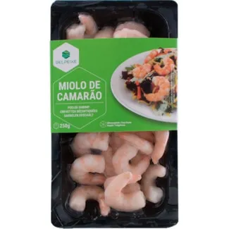 Miolo de Camarão 40/60 embalagem 250 g - Gelpeixe