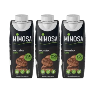 Leite Proteína Café sem Lactose Pack 3 Mimosa