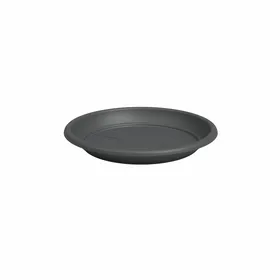 Prato Redondo Plástico 22cm Antracite Artevasi