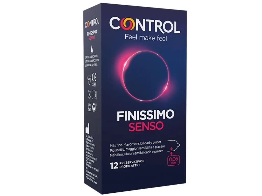 Preservativos finissimo senso Control 12 unid