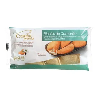 Rissóis de Camarão 10 Unidades embalagem 400 g - Cozinha Pronta