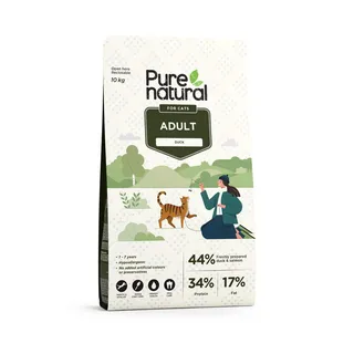 Ração para Gato Adulto Pato Purenatural