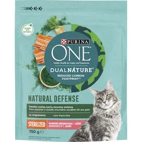 Ração para Gato Adulto Esterilizado Salmão Purina One Dual
