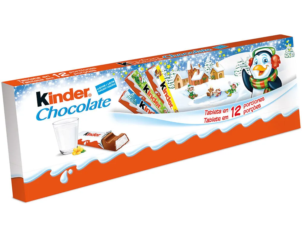 Chocolate Kinder leite t12