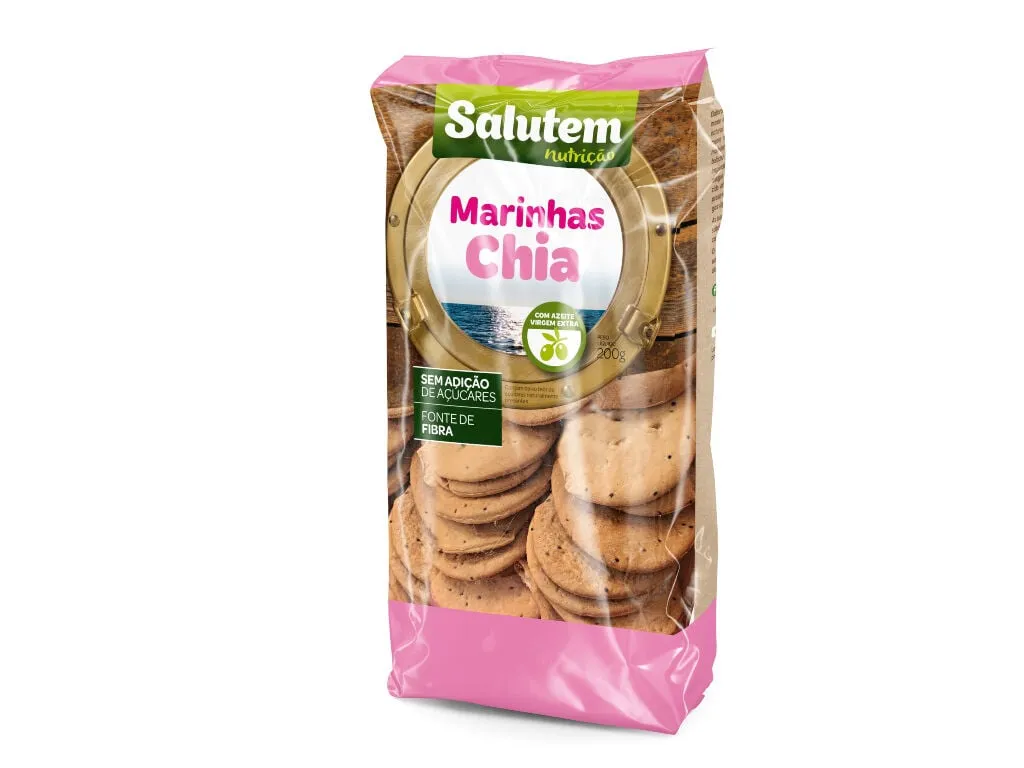 Bolachas Salutem marinhas chia 200 g