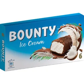 Gelado de Chocolate com recheio de Coco Bounty