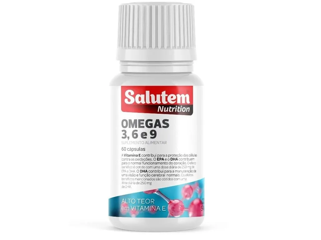 Suplemento Salutem omega 3 - 6 - 9 60 cápsulas