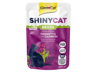 Comida húmida para gato Gimcat saqueta atum+camarão 70 g