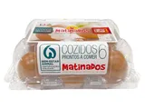 Ovos cozidos Matinados meia dúzia