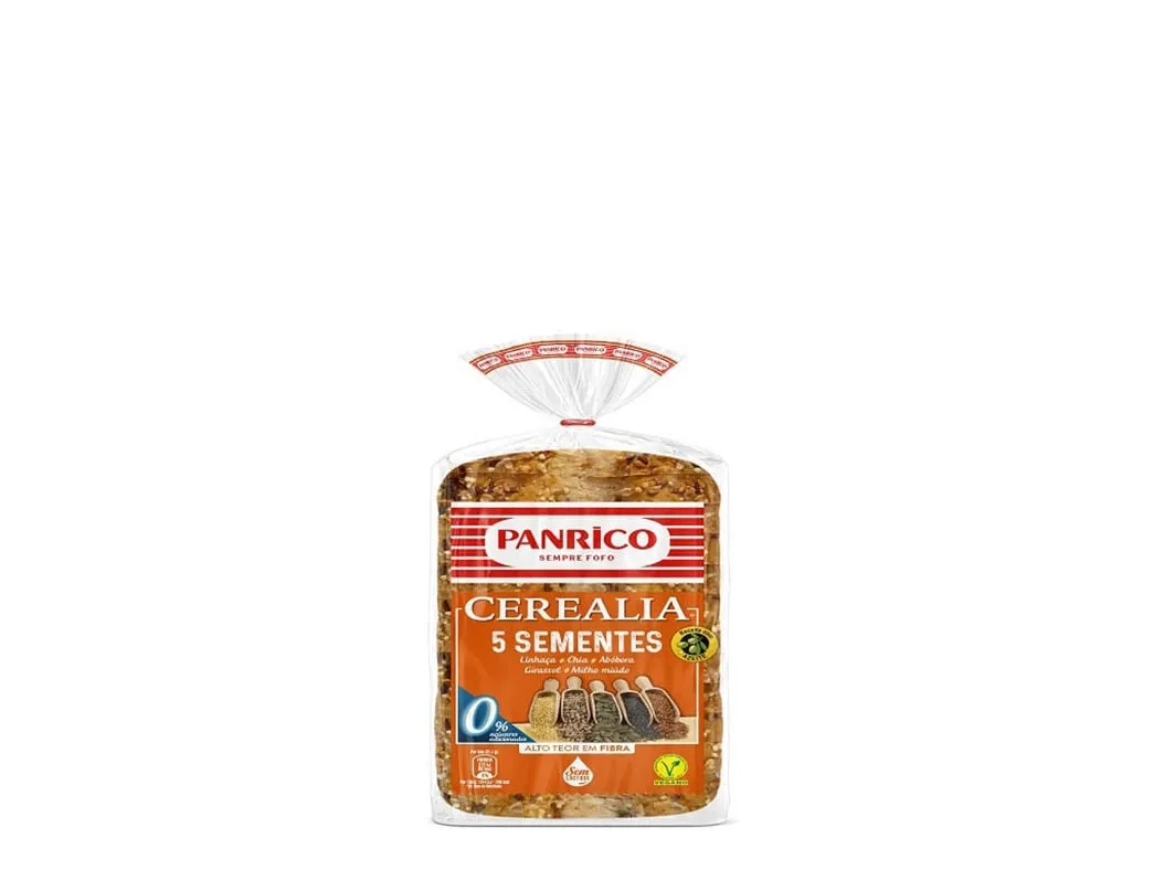 Pão Panrico de forma cerealia 5 sementes 435 g