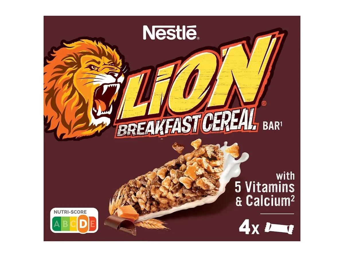 Barra de cereais LION 4 x 25 g