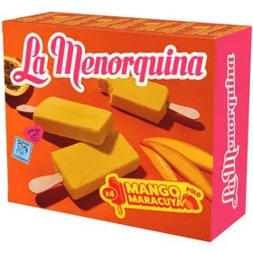 Gelado Manga e Maracujá La Menorquina
