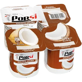 Iogurte Aroma Coco 4x125g PorSi