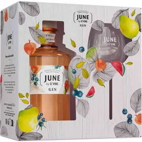 June By GVine Peach Gin com Copo