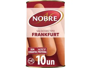 Salsichas Nobre 10 uni 380(250)g