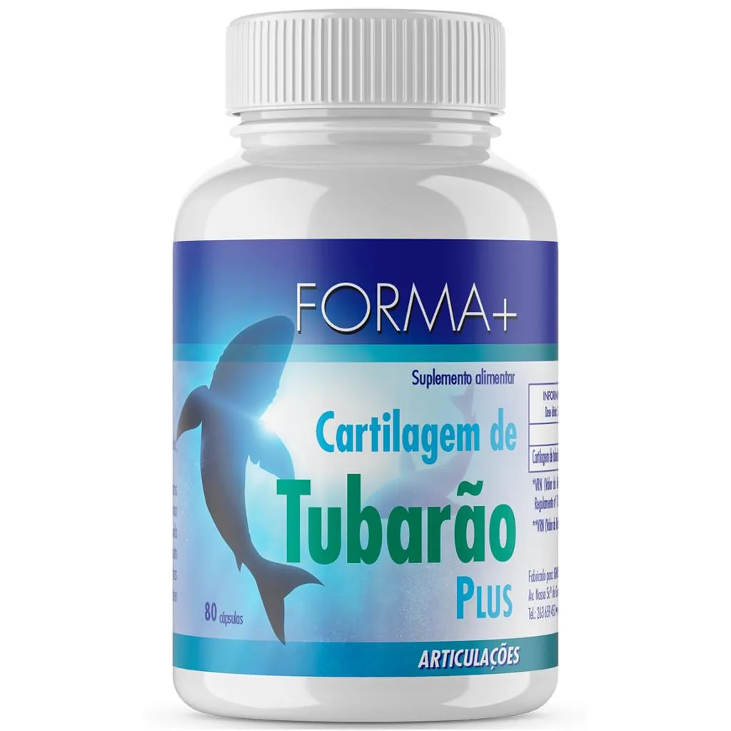 Cartilagem de tubarão, embalagem de 48g