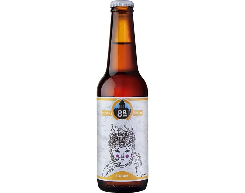 Cerveja 8ª Colina florinda lager 0,33 L