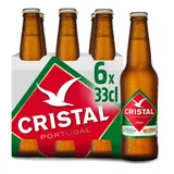 Cerveja Cristal pack 6x33cl