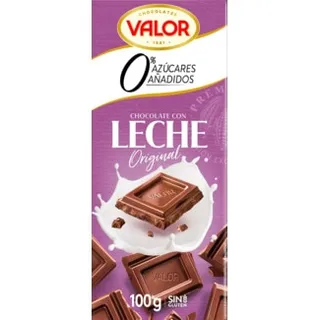 Chocolate de Leite sem Açúcar embalagem 100 g - Valor