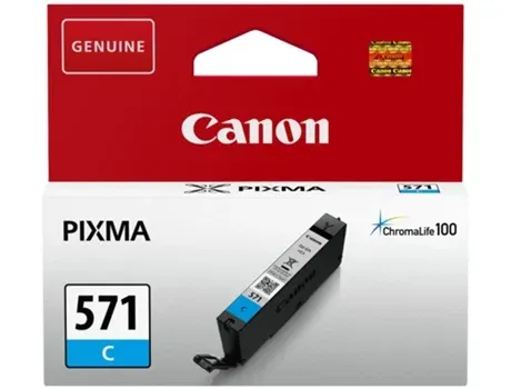 Tinteiro CANON CLI-571 Azul (0386C001)
