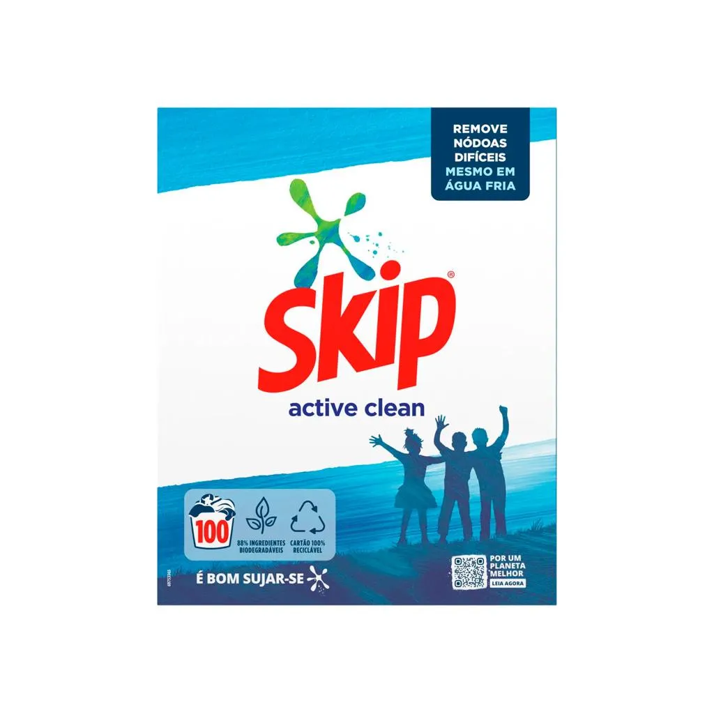 Detergente Máquina Roupa Pó Active Clean