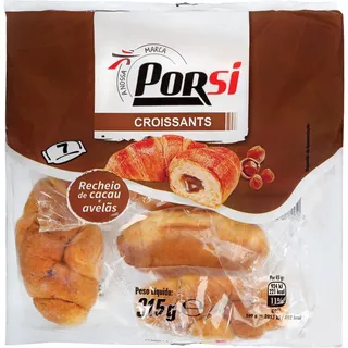 Croissants Recheados Cacau e Avelã PorSi