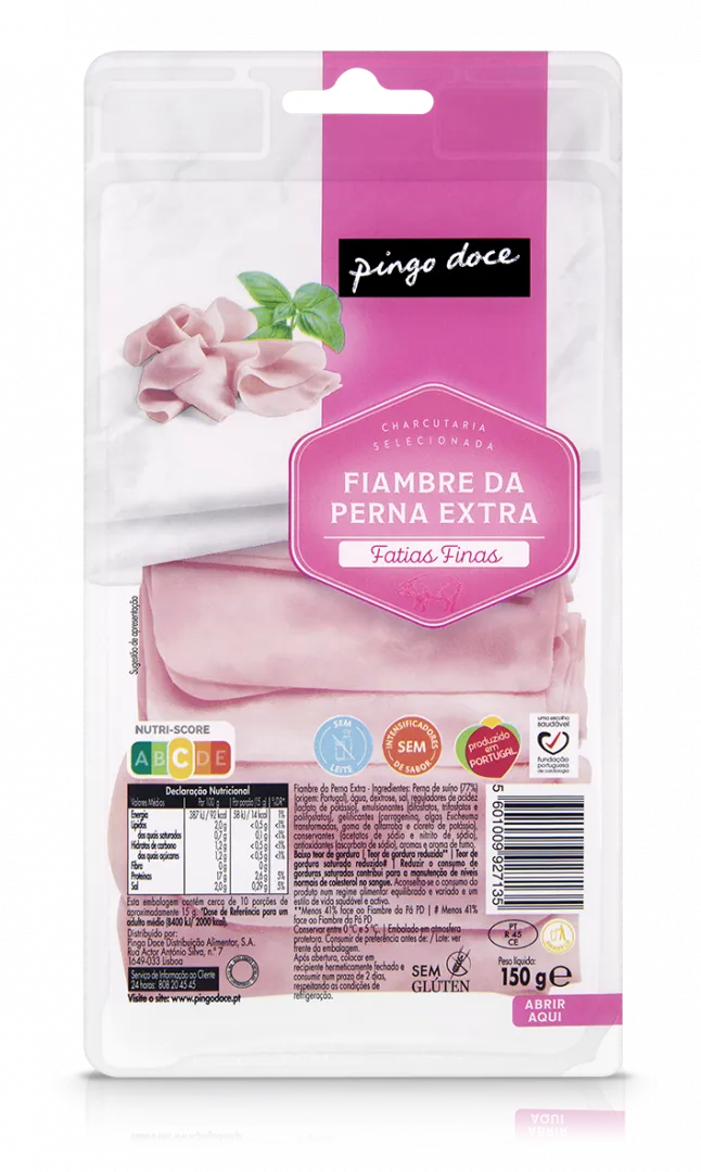 Fiambre da Perna Extra Fatias Finas