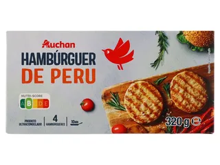 Hambúrguer de peru Auchan 4un 320 g