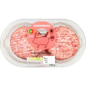 Hambúrguer de Porco Continente
