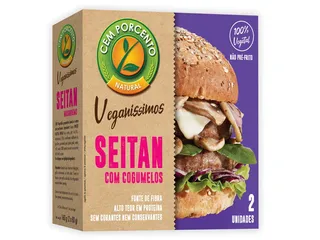 Hamburguer CEM Porcento veganíssimo cogumelos 160 g