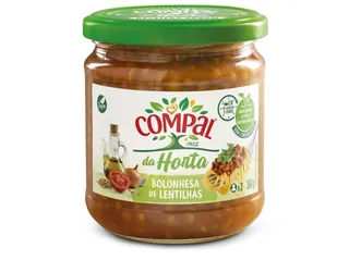 Bolonhesa de lentilhas Compal da horta 360 g