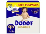 Fraldas Dodot Sensitive extra t4 10-15 kg 96 un