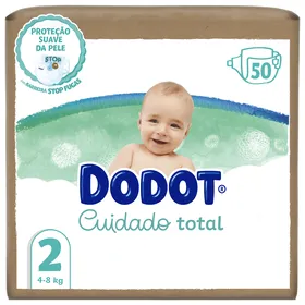 Fraldas Cuidado Total 4-8kg T2 Dodot