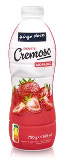 Iogurte Líquido Cremoso Morango Pingo Doce