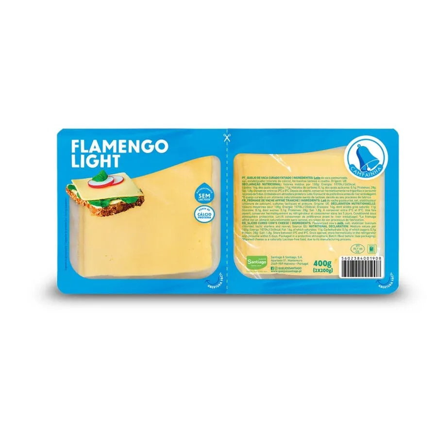 Queijo Flamengo Fatiado Light