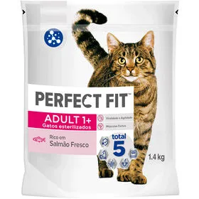 Ração para Gato Adulto Esterilizado Salmão Perfect Fit