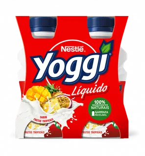 Iogurte Líquido Frutos Tropicais Pack 4 Yoggi