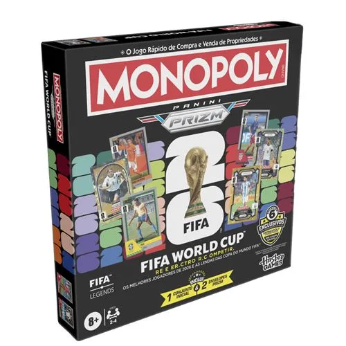 Jogo Monopoly Panini Prizm - FIFA World Cup - Hasbro Games