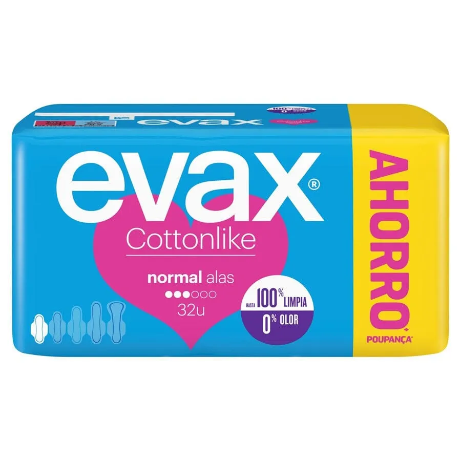 Pensos Higiénicos Cottonlike Normal com Abas