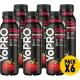 Iogurte Líquido Proteína Morango e Framboesa Yopro Danone