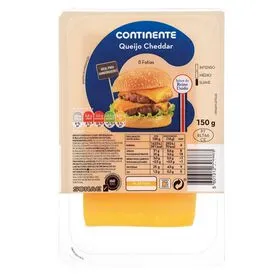 Queijo Cheddar Fatiado Continente