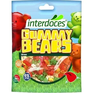Gomas Ursos Brilho embalagem 90 g - Interdoces
