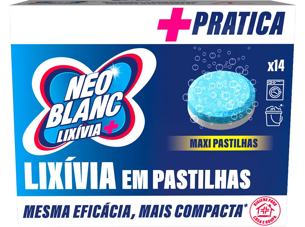 Lixívia Neoblanc tradicional pastilhas 14un
