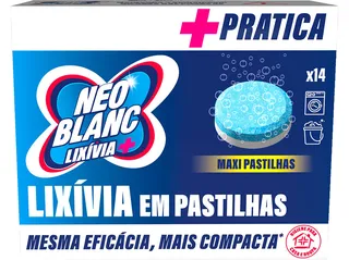 lixívia neoblanc tradicional pastilhas 14un