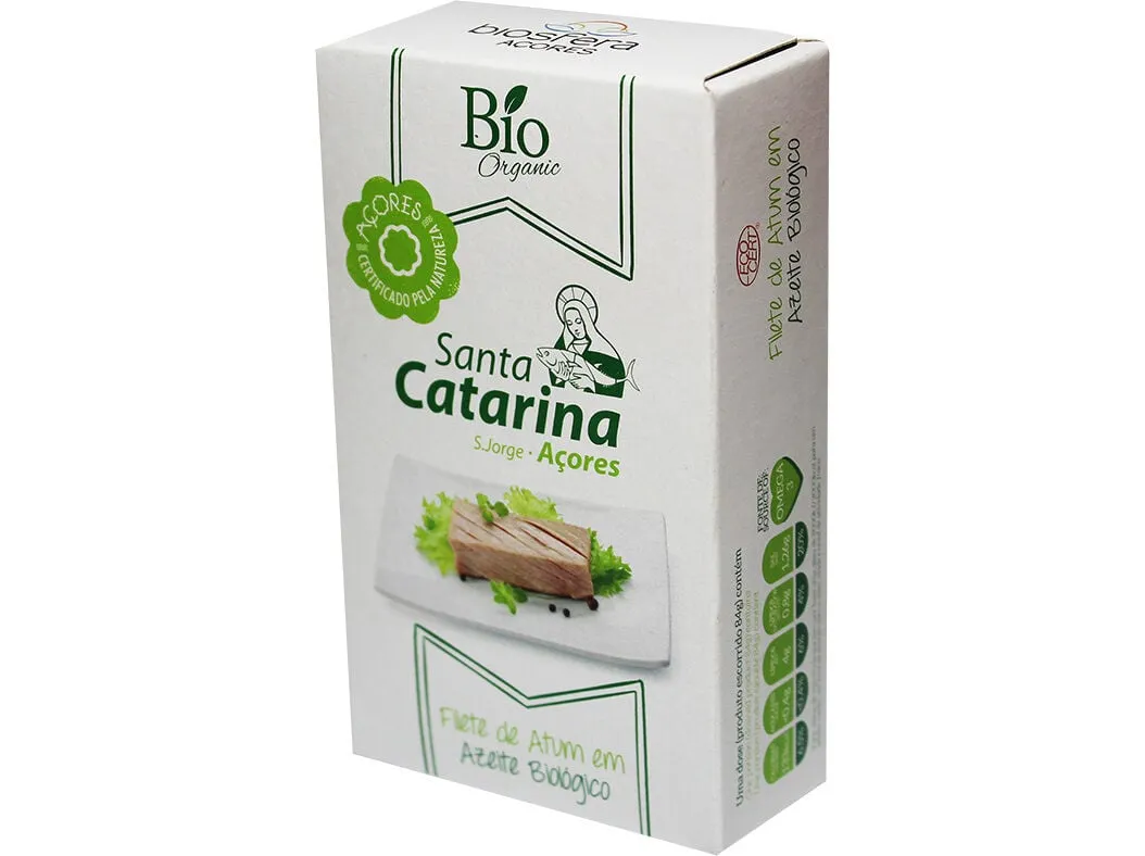 Atum Santa Catarina filete azeite biológico 120 g