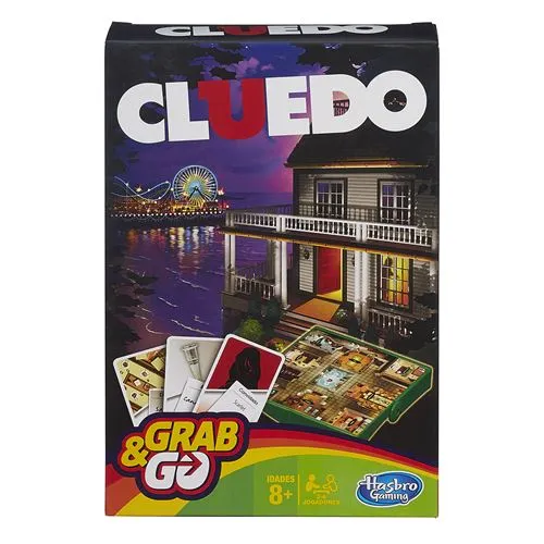 Jogo de Tabuleiro Cluedo Grab & Go