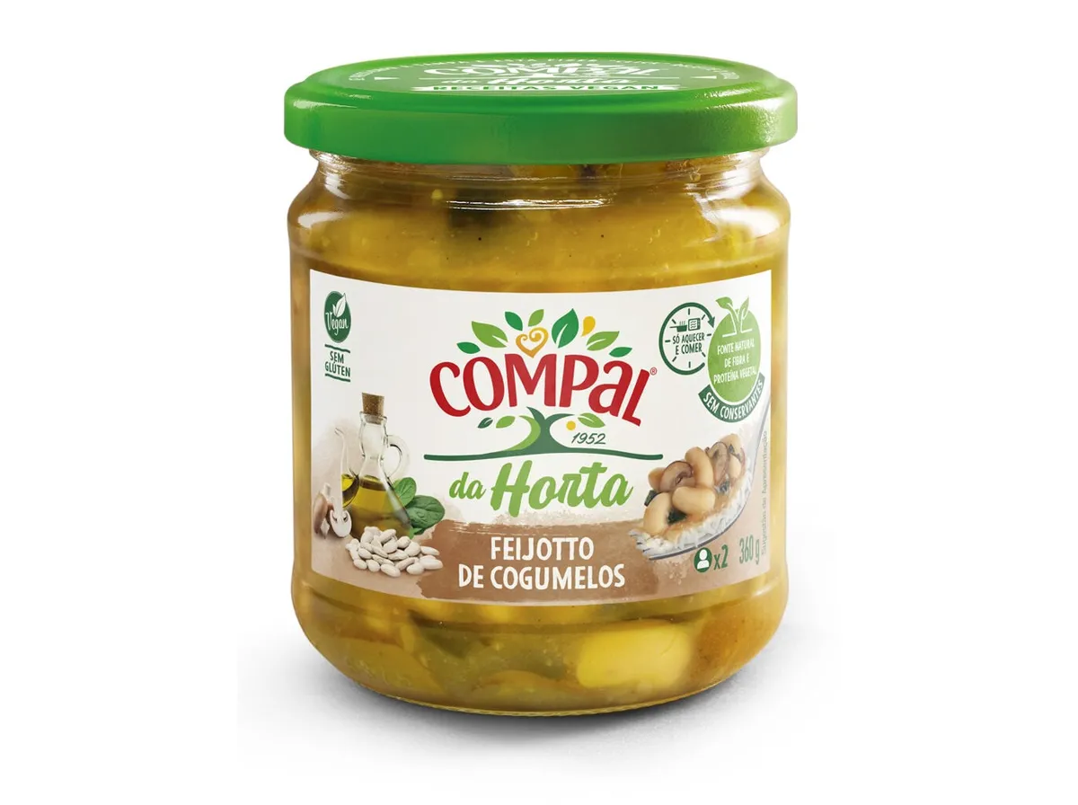 Feijoto de cogumelos Compal 360 g